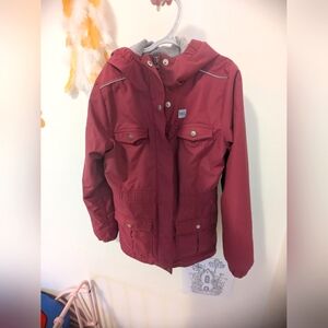 MEC Girls fleece lined Aquanator raincoat (10)